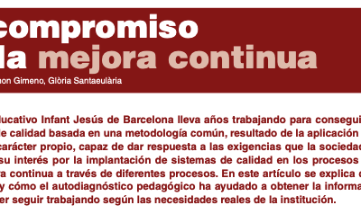El compromiso pedagógico del Centro educativo Infant Jesús